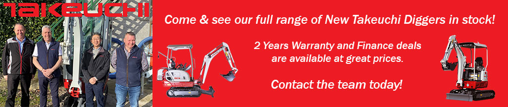 Come & see our full range of Takeuchi